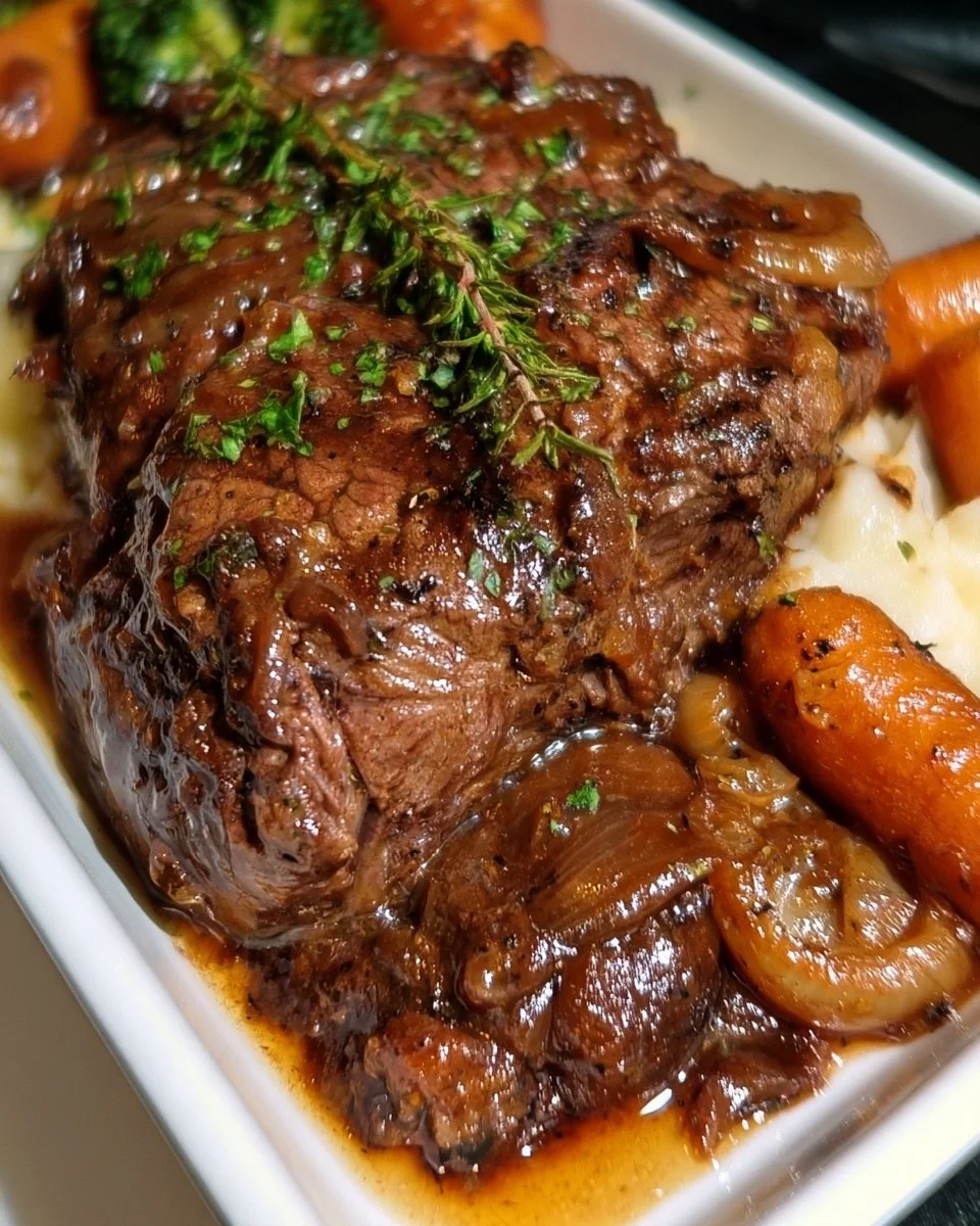Slow Cooker Balsamic Beef Roast 1 Slow Cooker Balsamic Beef Roast