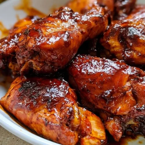 Slow Cooker BBQ Chicken Breasts 2 Slow Cooker BBQ Chicken served with sauce and side dishes