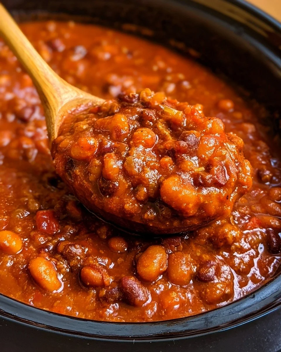 Slow Cooker Black Bean Chili with Ground Beef 4 Slow Cooker Black Bean Chili with Ground Beef