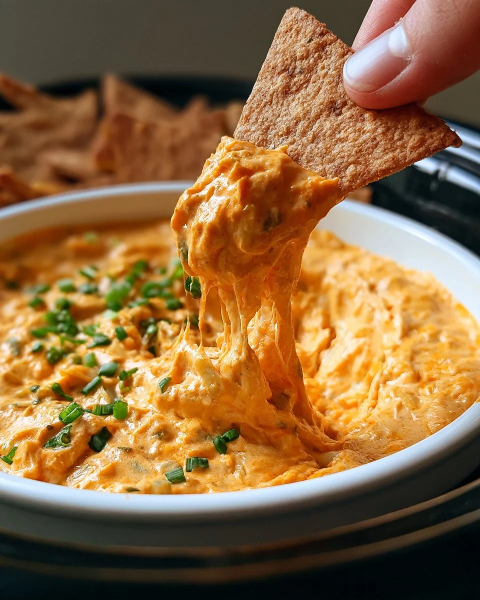 Slow Cooker Buffalo Chicken Dip with Sour Cream and Ranch 3 Slow Cooker Buffalo Chicken Dip with Sour Cream and Ranch