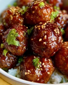 Slow Cooker Teriyaki Meatballs