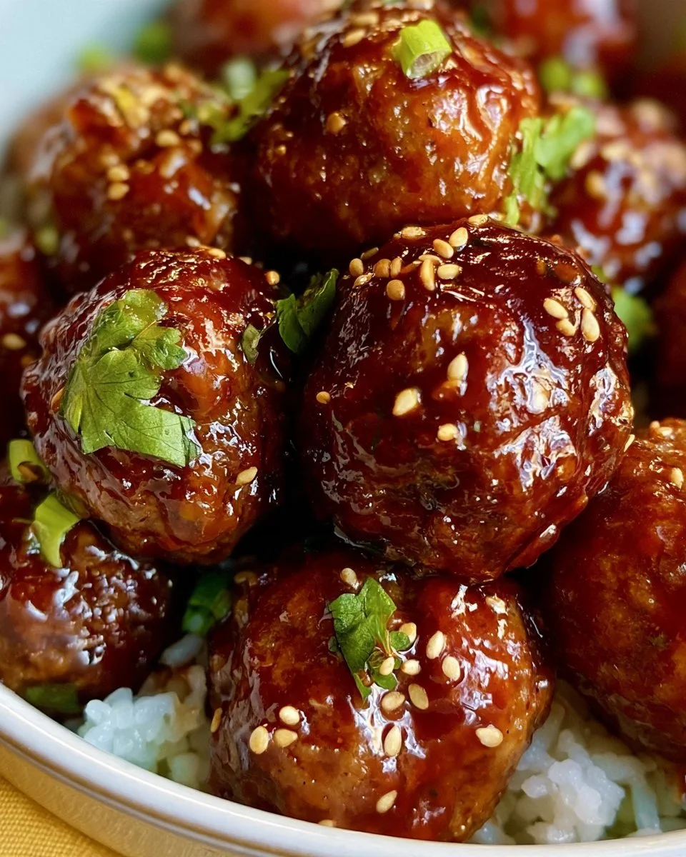 Slow Cooker Teriyaki Meatballs 1 Slow Cooker Teriyaki Meatballs