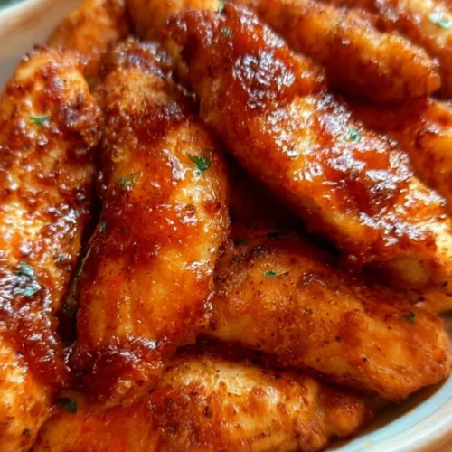 Smoked Paprika Chicken Tenders (Air Fryer, No Breading) 2 Smoked Paprika Chicken Tenders (Air Fryer, No Breading)