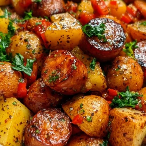 One-Pan Smoked Sausage and Potatoes Skillet 2 One-Pan Smoked Sausage and Potatoes Skillet