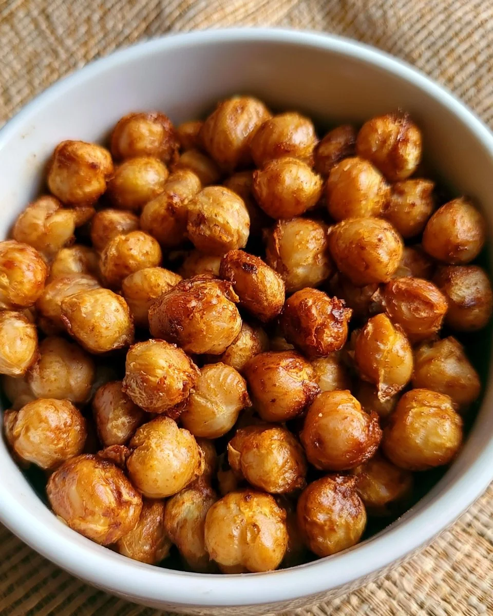 Spiced Air Fried Chickpeas 1 Spiced Air Fried Chickpeas