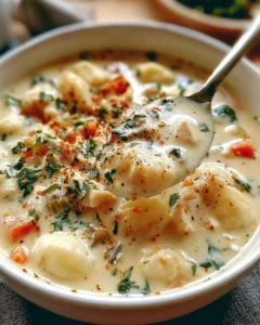 Spinach Chicken Gnocchi Soup