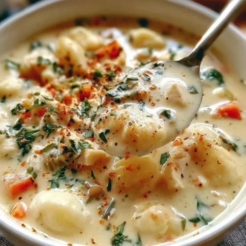 Spinach Chicken Gnocchi Soup 2 Spinach Chicken Gnocchi Soup
