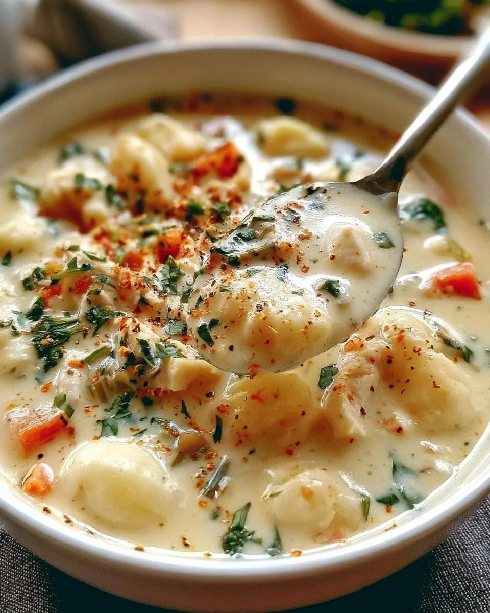 Spinach Chicken Gnocchi Soup 3 Spinach Chicken Gnocchi Soup