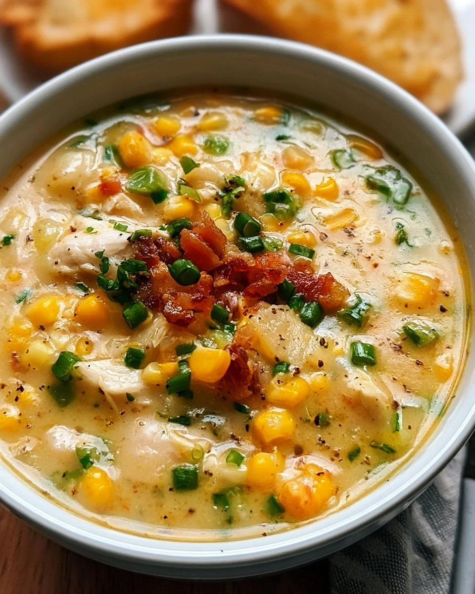 Stovetop Chicken Corn Chowder with Potatoes 4 Stovetop Chicken Corn Chowder with Potatoes