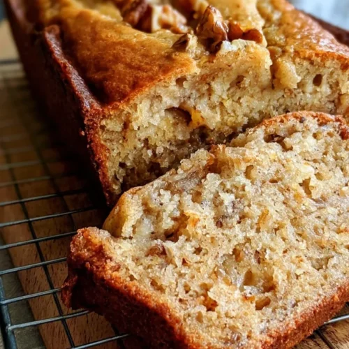 Super Moist Banana Bread 2 Super moist banana bread recipe with ripe bananas and a delicious texture.