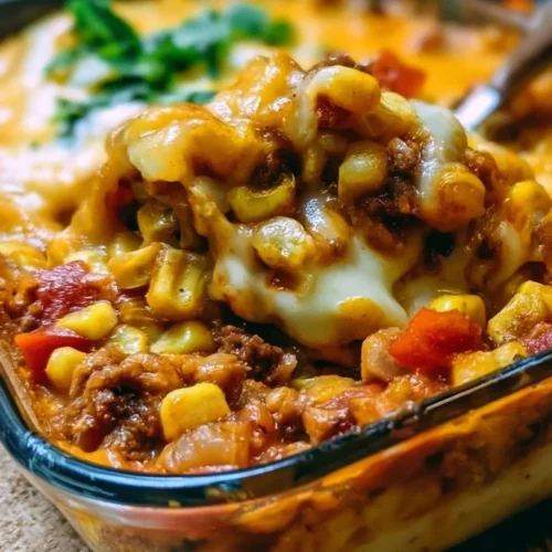 Taco Casserole with Tortilla Chips and Black Beans 2 Taco Casserole with Tortilla Chips and Black Beans