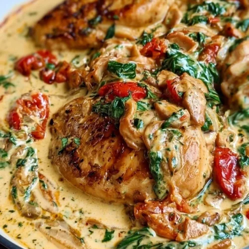 Creamy Tuscan Chicken with Cherry Tomatoes and Lemon 2 Creamy Tuscan Chicken with Cherry Tomatoes and Lemon