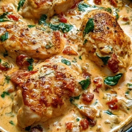 Creamy Tuscan Chicken Skillet with Sun-Dried Tomatoes 2 Creamy Tuscan Chicken Skillet with Sun-Dried Tomatoes