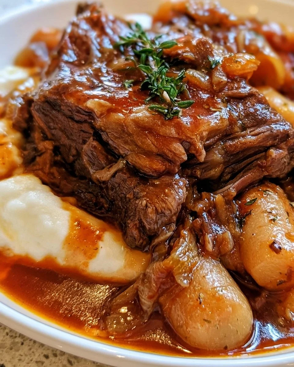 Dutch Oven Pot Roast with Red Wine and Herbs 1 Delicious ultimate pot roast served with vegetables and herbs