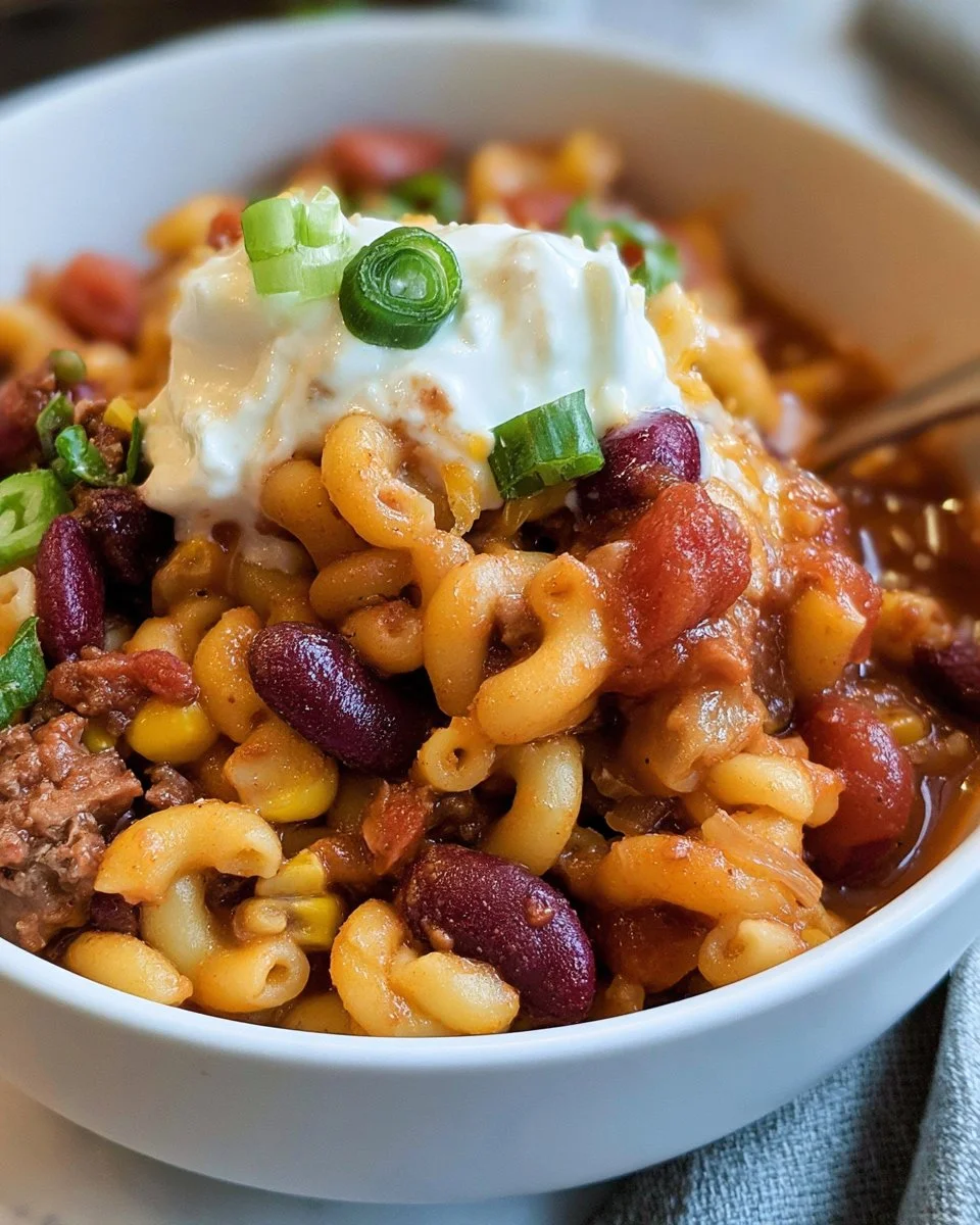 Vegetarian Crockpot Chili Mac 4 Vegetarian Crockpot Chili Mac