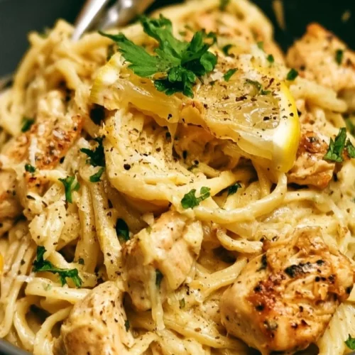 Weeknight Creamy Lemon Pasta with Chicken 2 Weeknight Creamy Lemon Pasta with Chicken