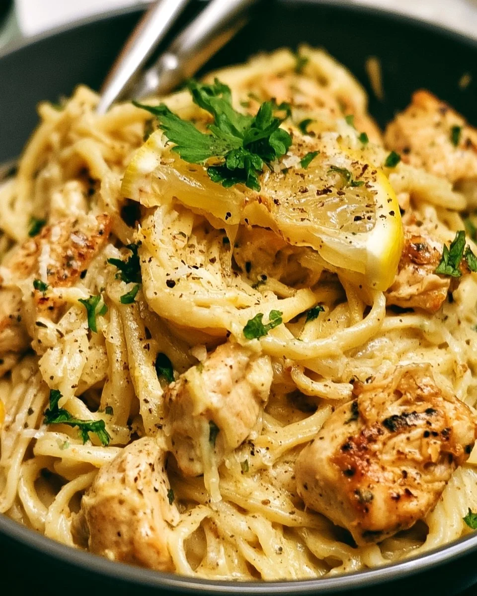 Weeknight Creamy Lemon Pasta with Chicken 1 Weeknight Creamy Lemon Pasta with Chicken