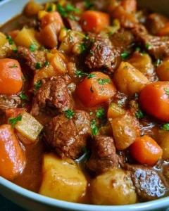 Crock Pot Worcestershire Beef Stew