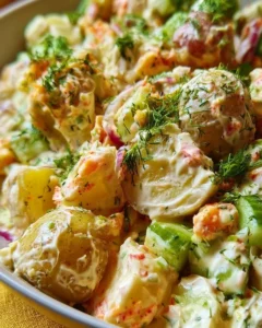 Yukon Gold Potato Salad with Dill and Paprika